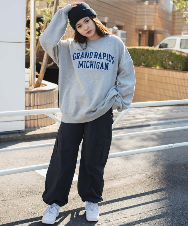 杢グレー モデル：162cm L着用