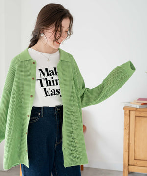 グリーン 　モデル:162cm L着用