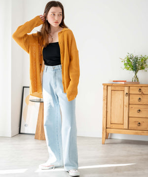 マスタード　モデル:162cm L着用