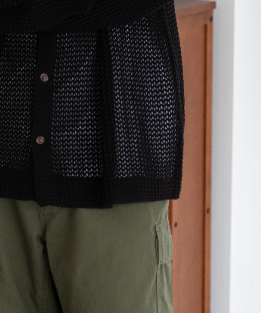 メッシュニットBIGシャツ