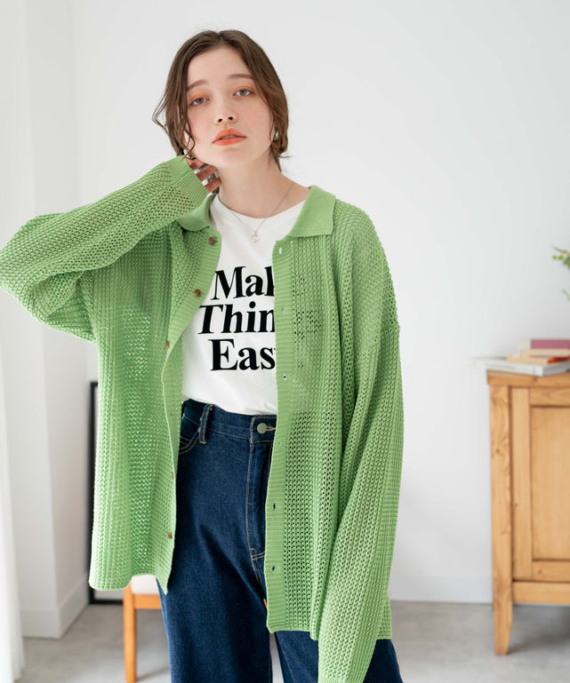 グリーン 　モデル:162cm L着用