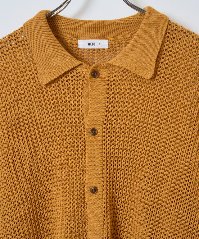 メッシュニットBIGシャツ