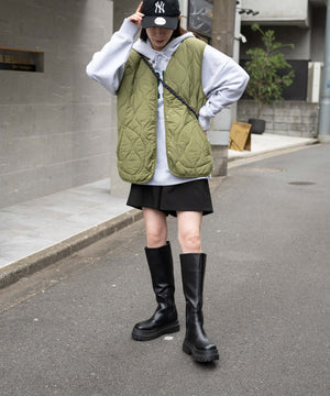 カーキ モデル：163cm F着用