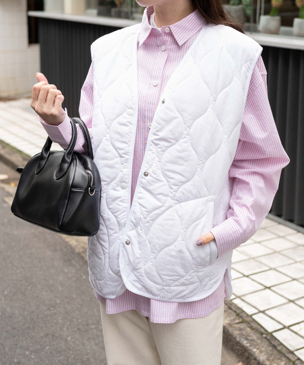 オフホワイト モデル：163cm F着用