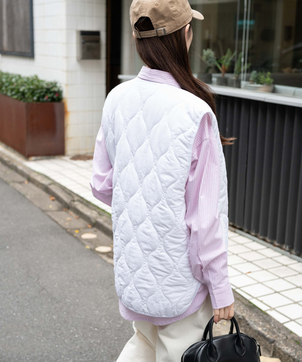 オフホワイト モデル：163cm F着用