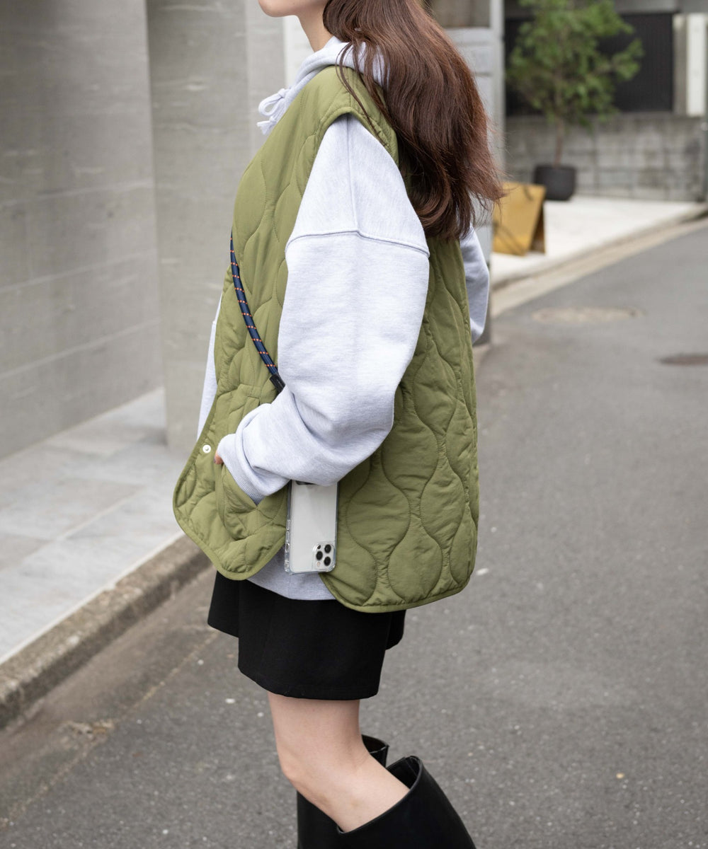 カーキ モデル：163cm F着用