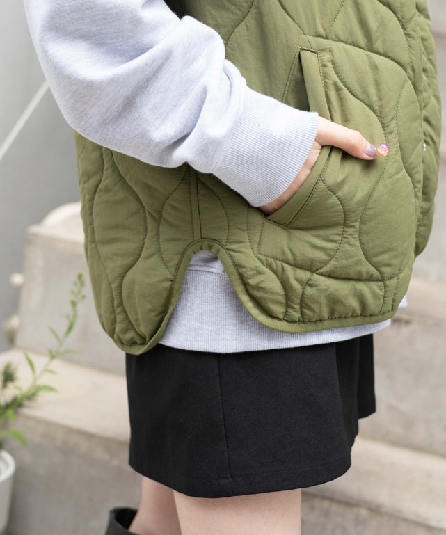 カーキ モデル：163cm F着用