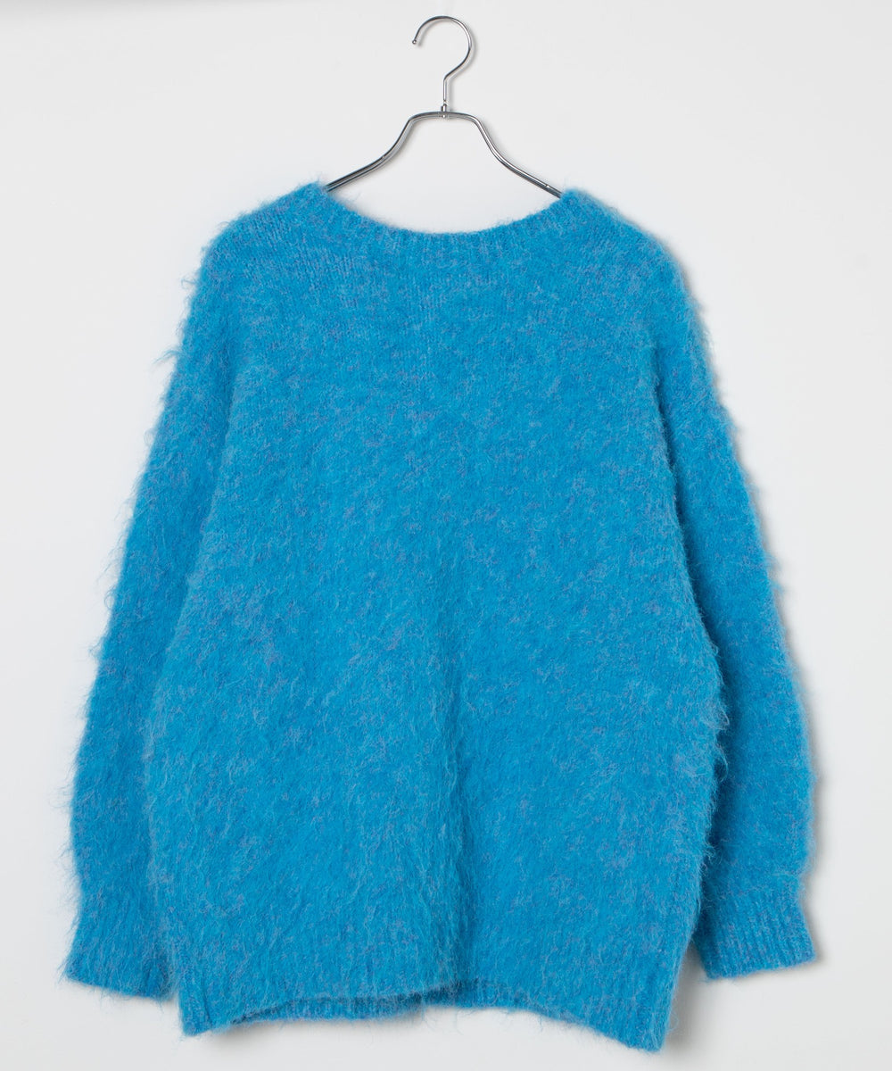 メランジBIGカーディガン