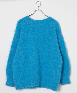 メランジBIGカーディガン