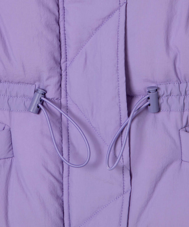 ウエストドロストパテッドベスト