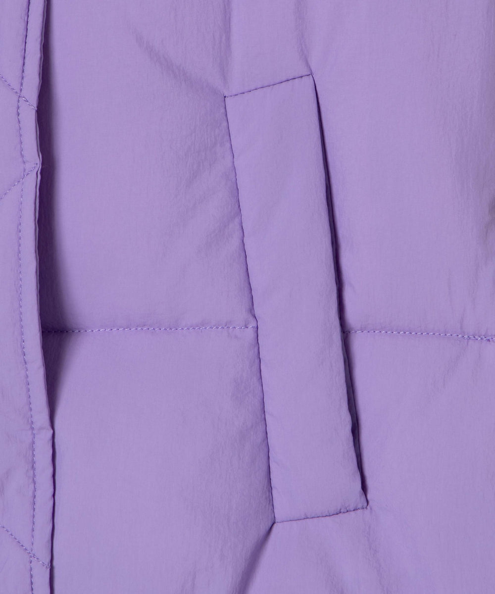 ウエストドロストパテッドベスト