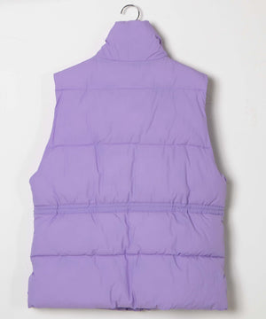 ウエストドロストパテッドベスト