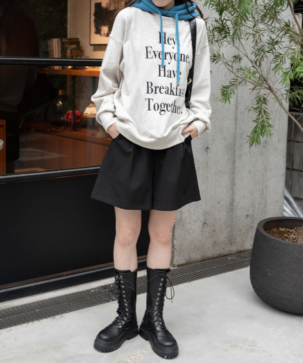 オートミール モデル：163cm F着用