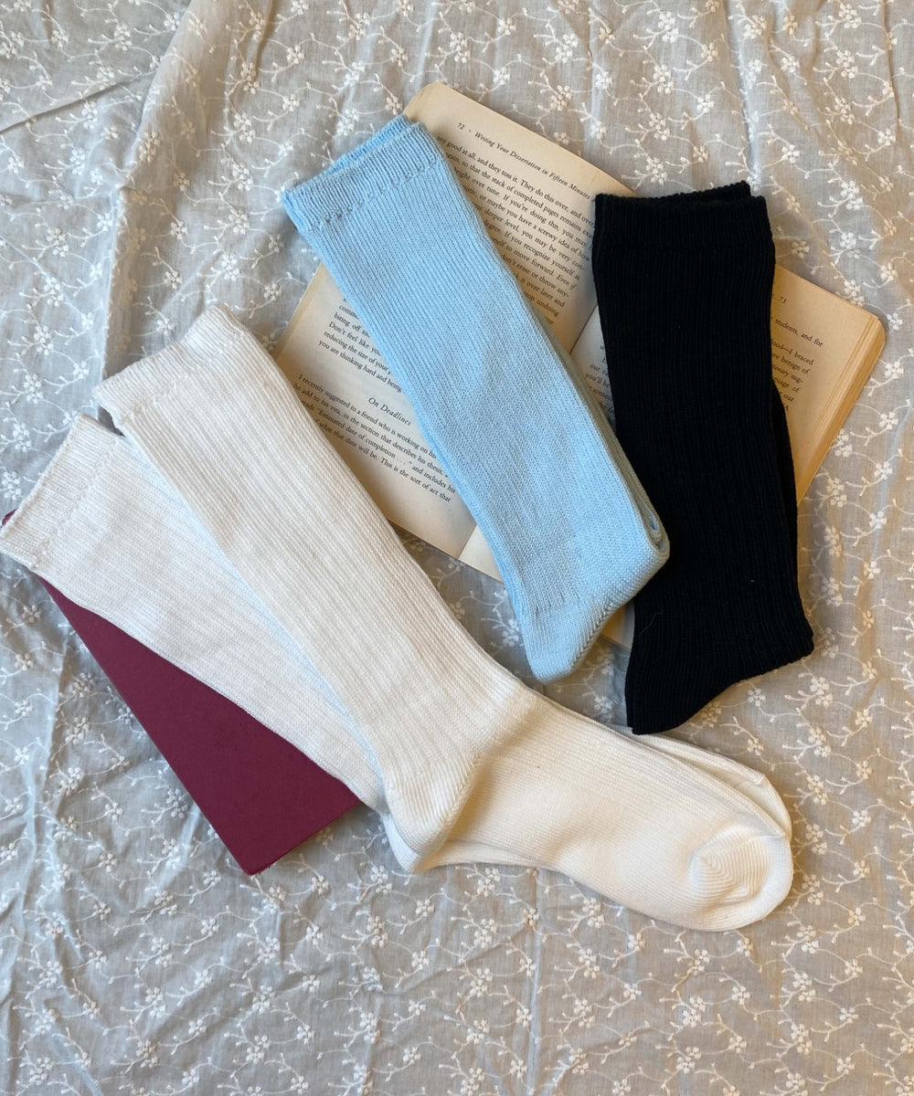 カラーリブハイソックス(23-25cm)