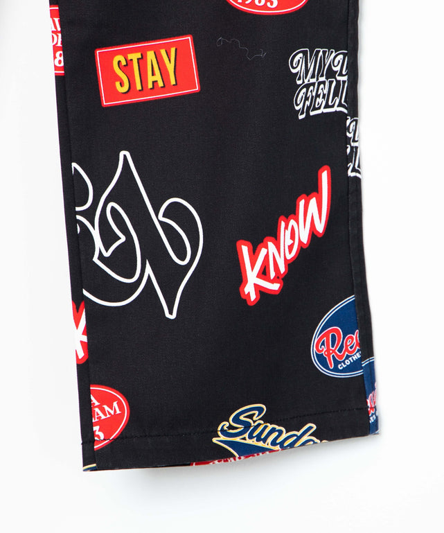 パターンイージーパンツ