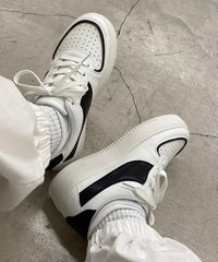 柄1(ブラック×ホワイト) / M