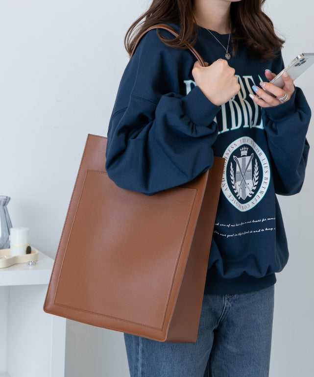 PUスクエアトート – WEGO ONLINE STORE