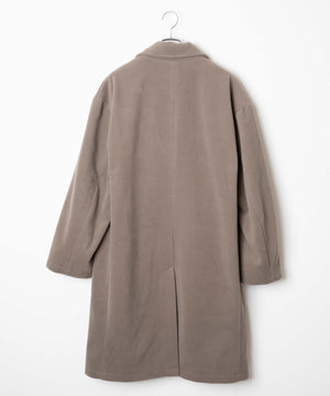 ニットメルトンダブルチェスターコート