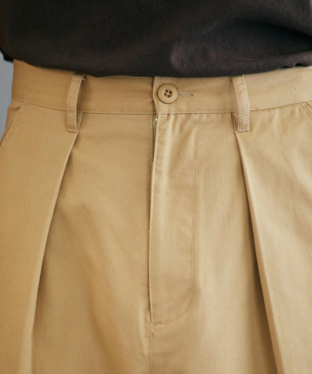 タックトラウザーパンツ