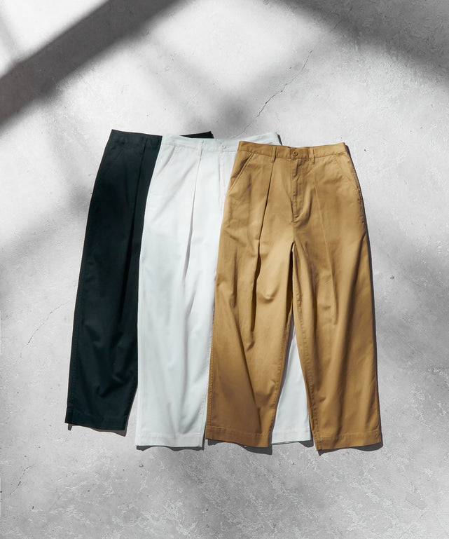 タックトラウザーパンツ