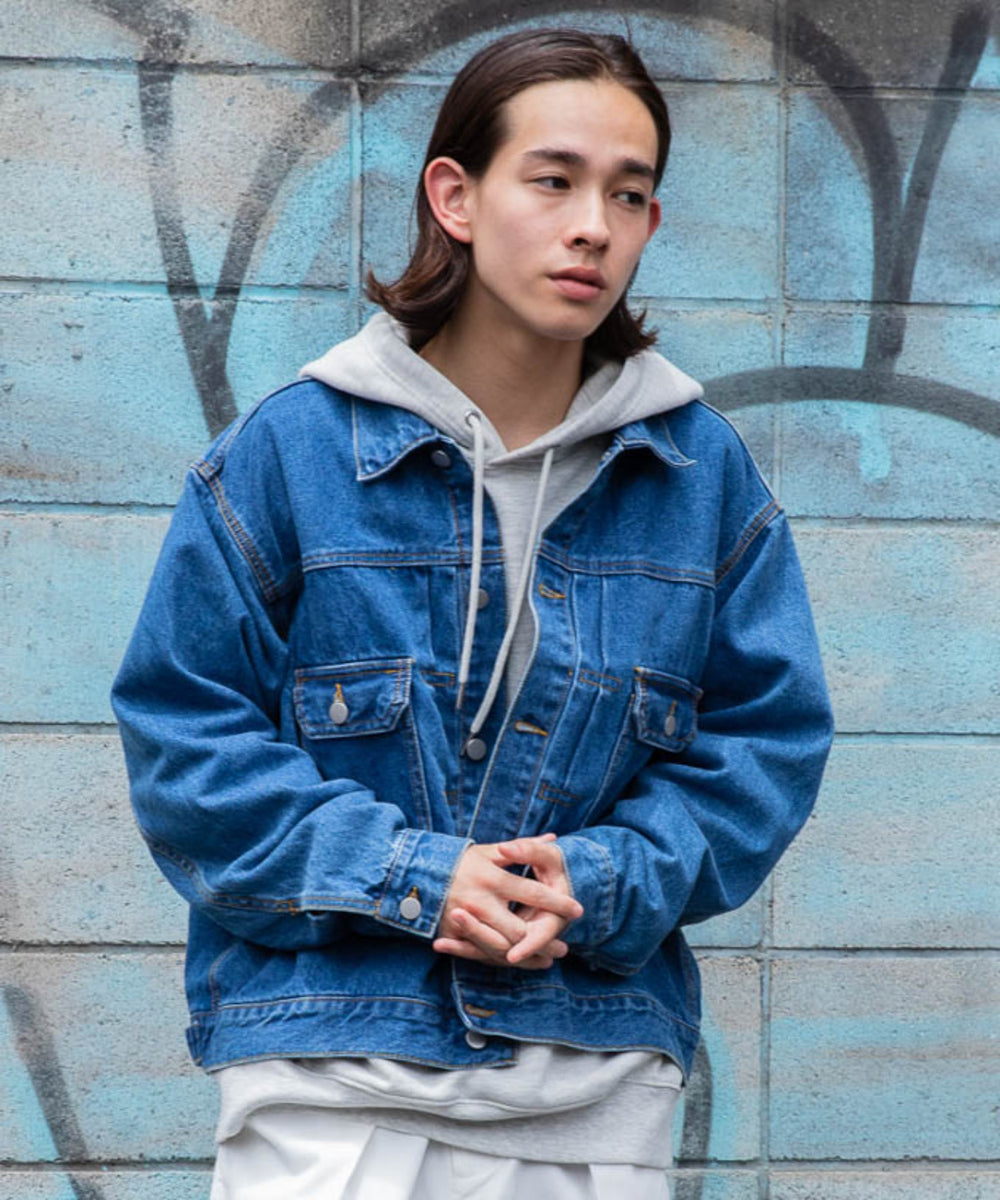 デニム中濃 モデル：174㎝ L着用