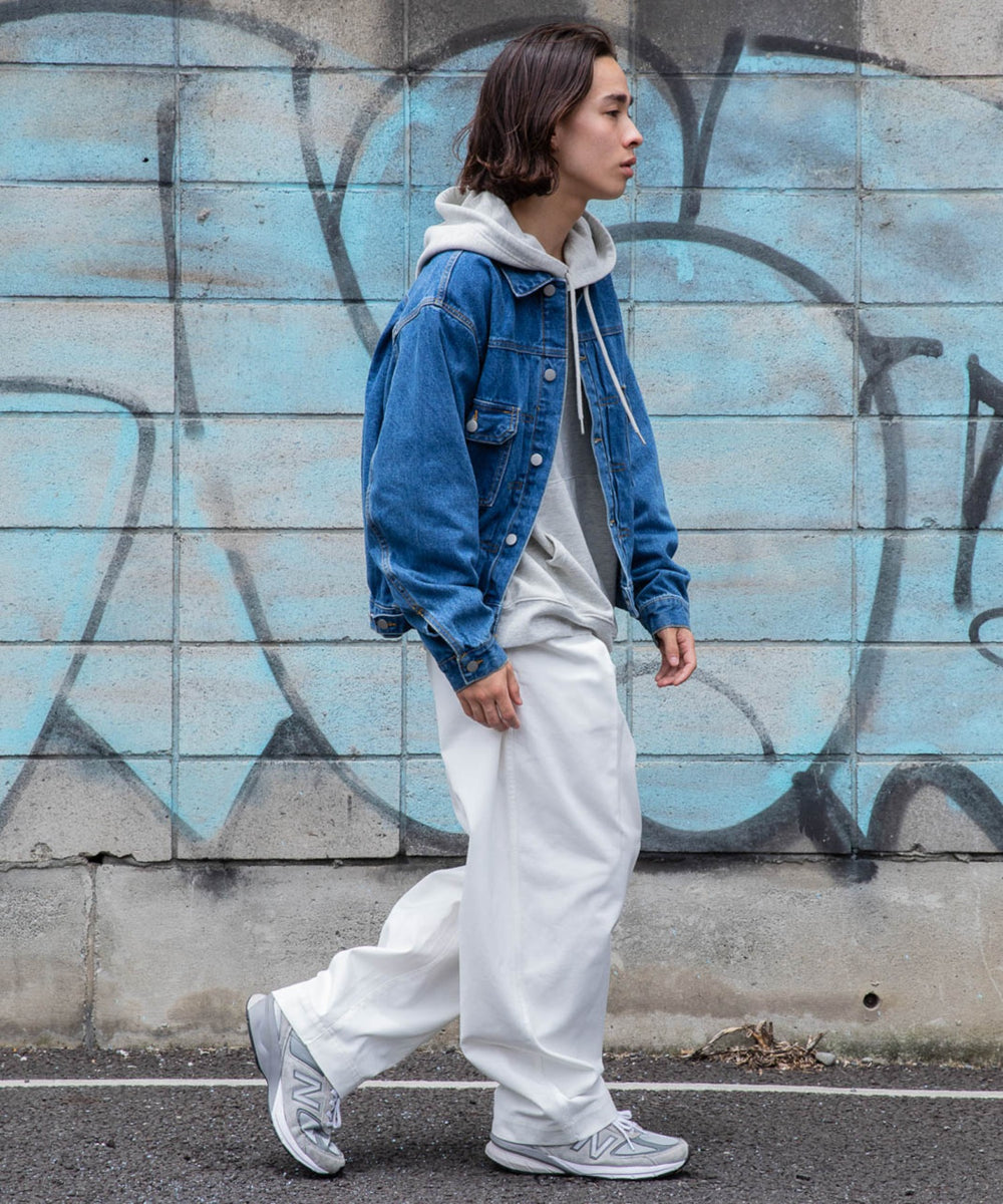 デニム中濃 モデル：174㎝ L着用