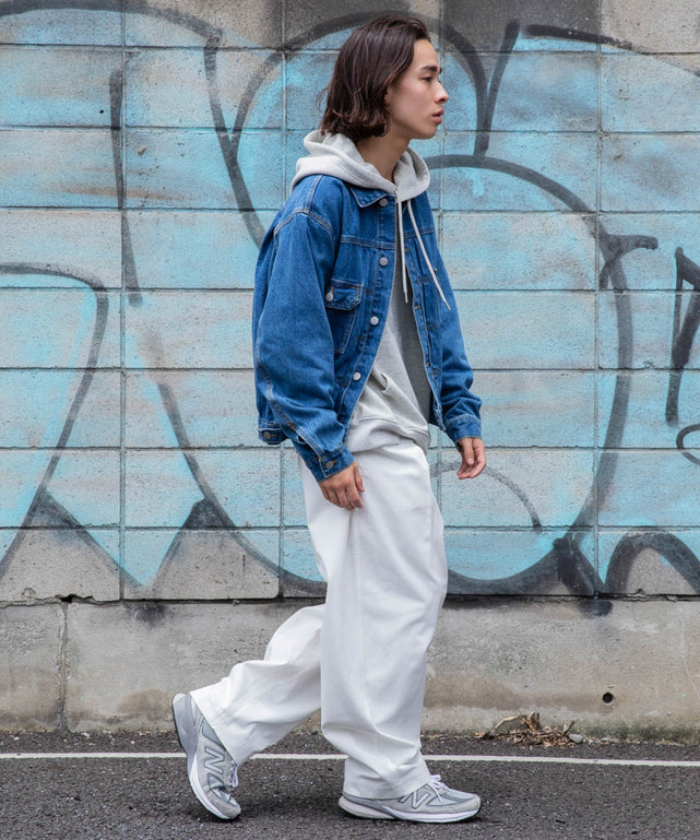 デニム中濃 モデル：174㎝ L着用