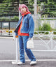 デニム中濃 モデル：170㎝ M着用