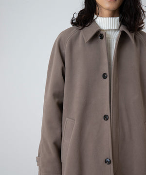 ニットメルトンステンカラーコート