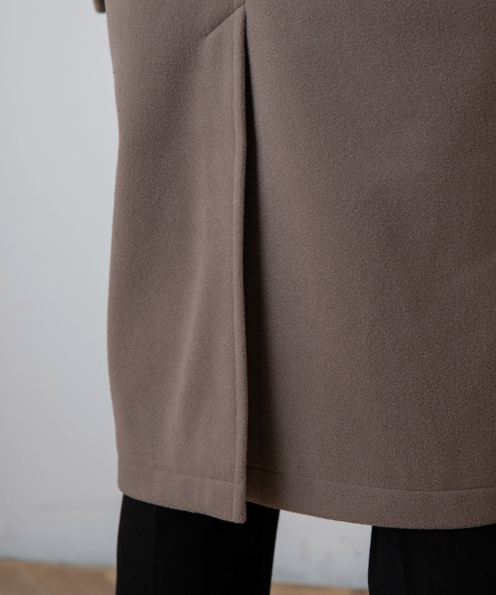 ニットメルトンステンカラーコート