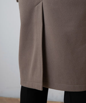 ニットメルトンステンカラーコート