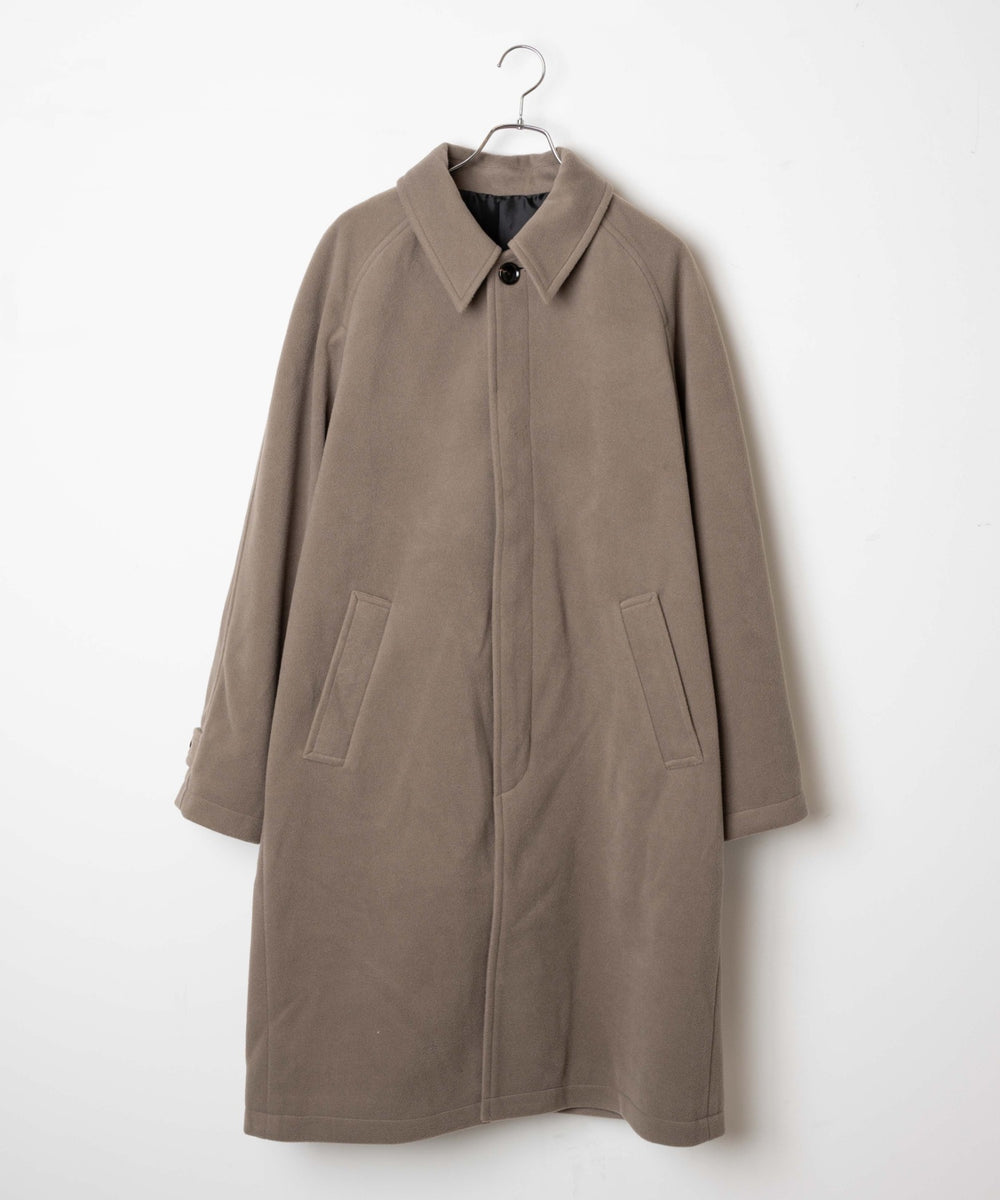 ニットメルトンステンカラーコート