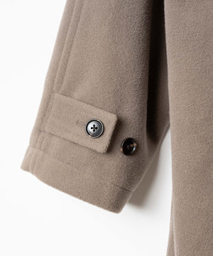 ニットメルトンステンカラーコート