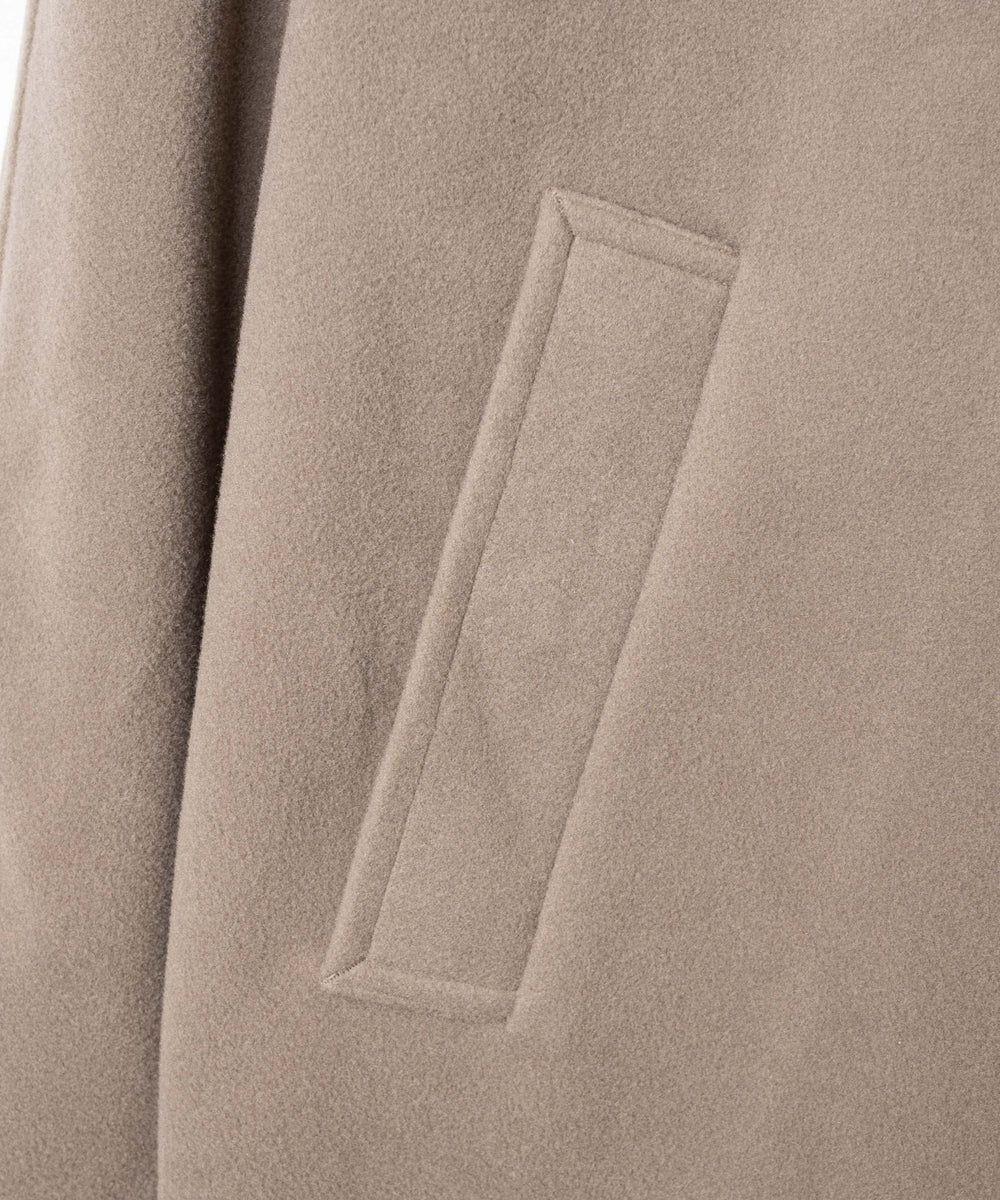 ニットメルトンステンカラーコート