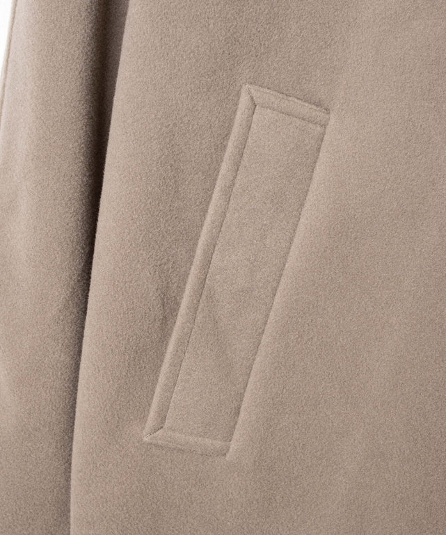 ニットメルトンステンカラーコート