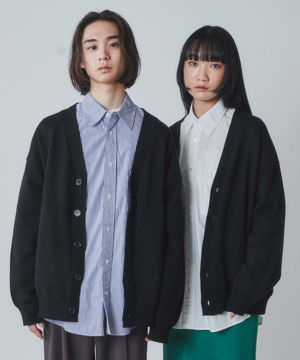 エルボーパッチカーディガン