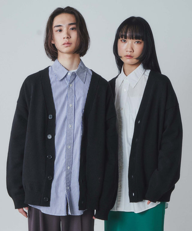 エルボーパッチカーディガン