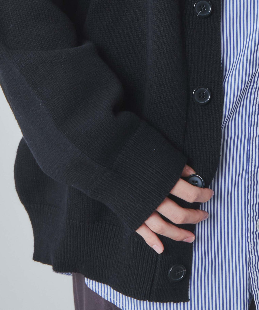 エルボーパッチカーディガン