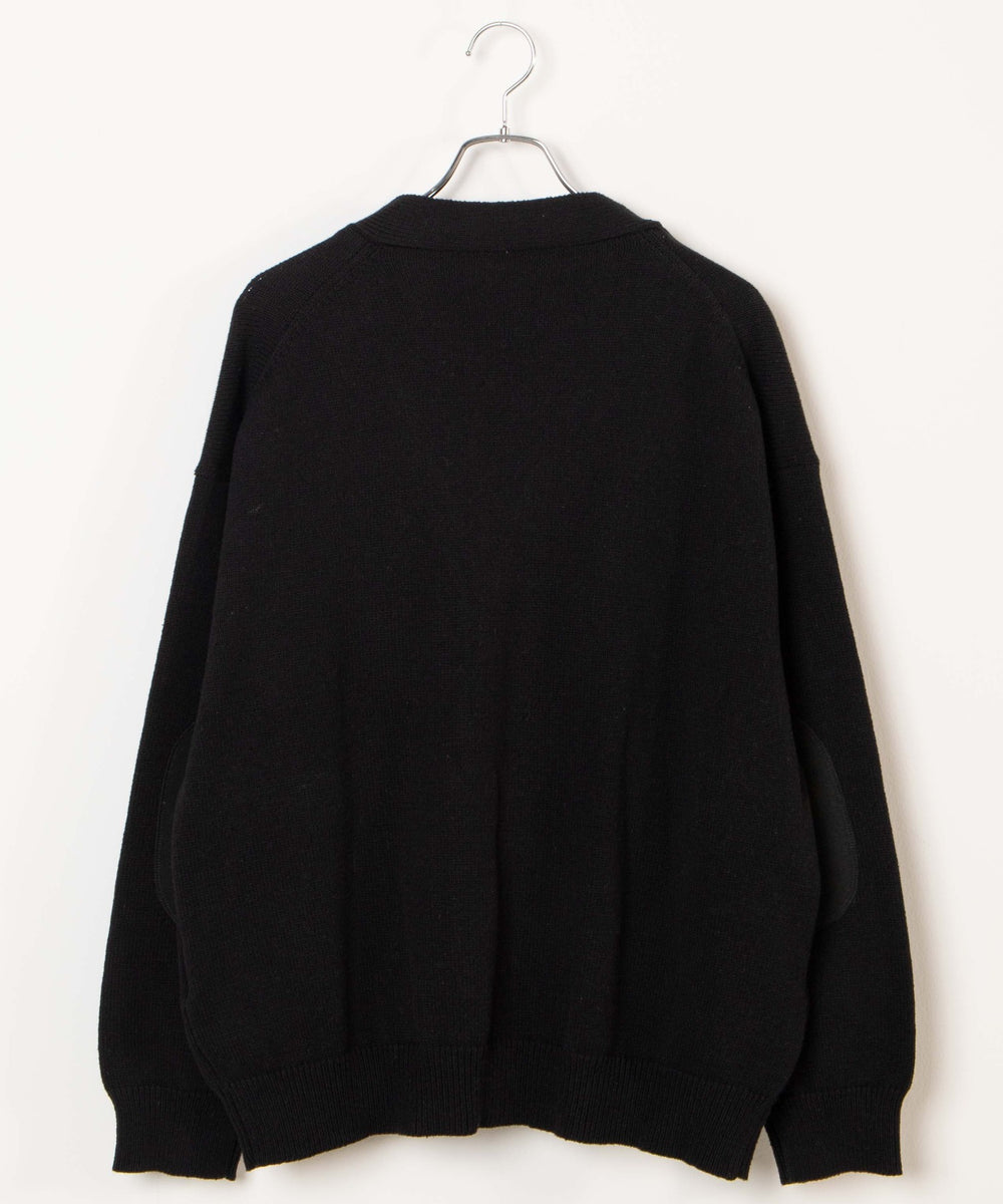 エルボーパッチカーディガン