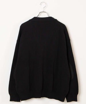 エルボーパッチカーディガン