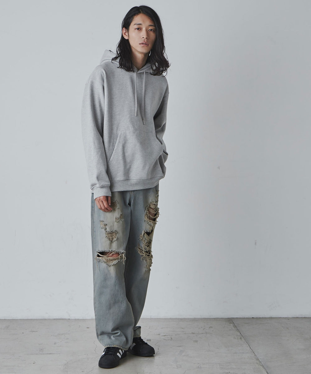 杢グレー モデル：181cm L着用