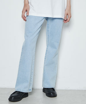 フレアデニムパンツ