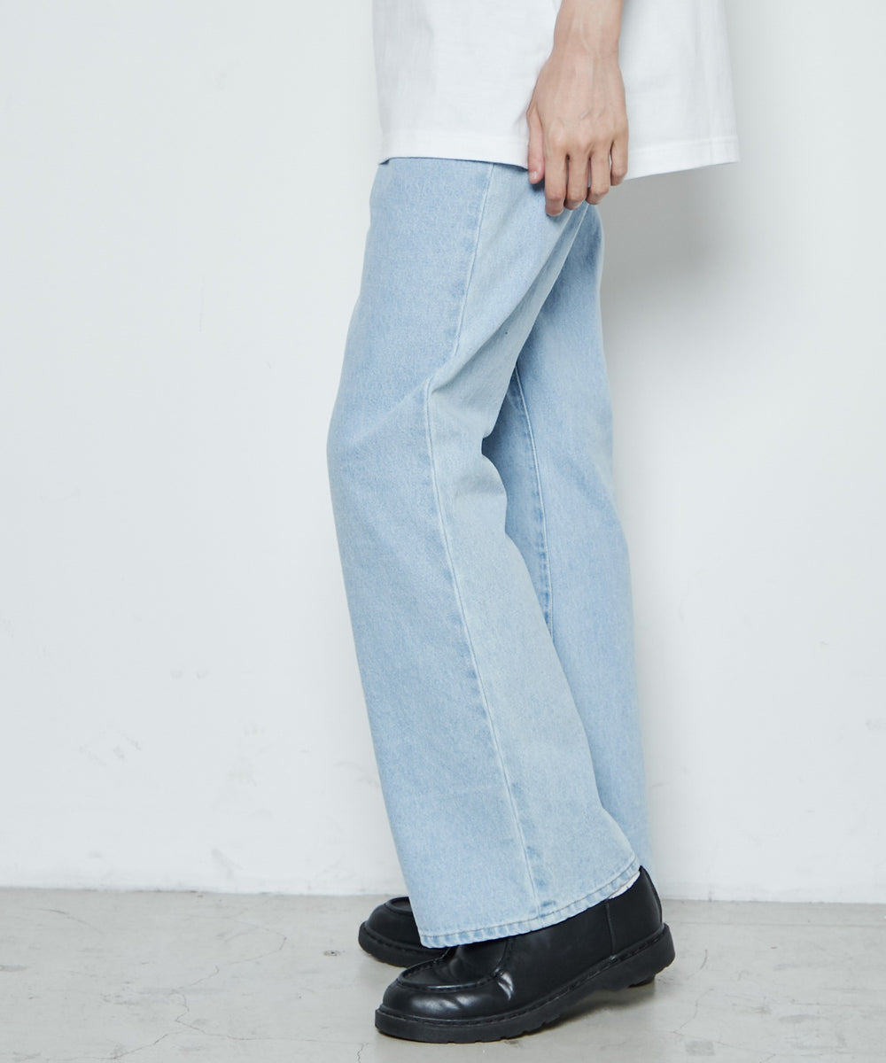 フレアデニムパンツ