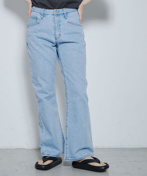 フレアデニムパンツ