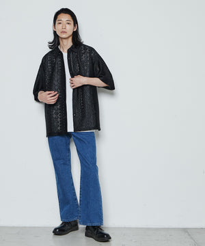 フレアデニムパンツ