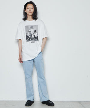 フレアデニムパンツ