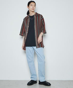 スリムストレートデニムパンツ