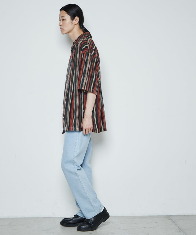 スリムストレートデニムパンツ