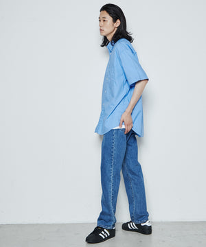 スリムストレートデニムパンツ