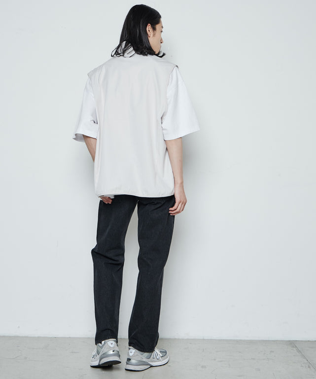 スリムストレートデニムパンツ